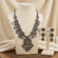 AI-generated oxidised-style necklace concept, not actual inventory