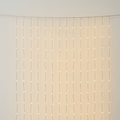 Illustrative plain LED curtain lights with hanging strands of warm golden LEDs
