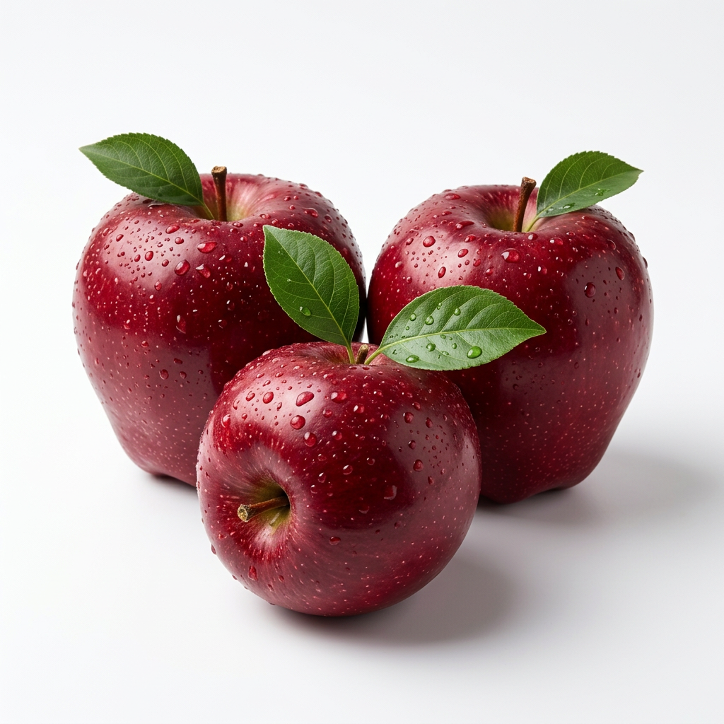 Fresh red apples