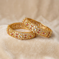 AI-generated Kundan-style bangles concept, not actual inventory